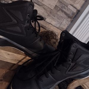 Black high top Under Armour